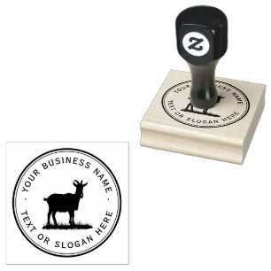 Carimbo De Borracha Logotipo comercial personalizado de ovelha Grande