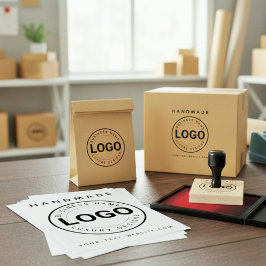 Carimbo De Borracha Logotipo Comercial Personalizado e Site | Marca Ar