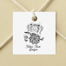 Logotipo Cute Crochet Crafter Personalizado