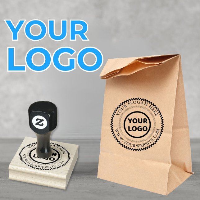 Carimbo De Borracha Logotipo da sua empresa (Your Business Logo Rubber Stamp.)