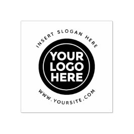 Carimbo De Borracha Logotipo da sua empresa personalizado redondo