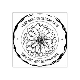 Carimbo De Borracha Logotipo de empresa personalizado | FLORÓRIA RUSTI