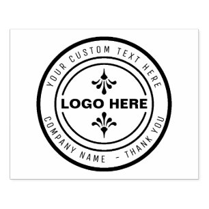 Carimbo De Borracha LOGOTIPO DE NEGÓCIOS Personalizado CARREGUE seu lo
