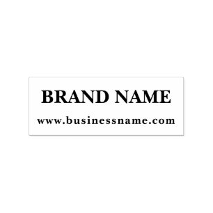 Carimbo De Borracha Logotipo de site de marca de negócios minimalista