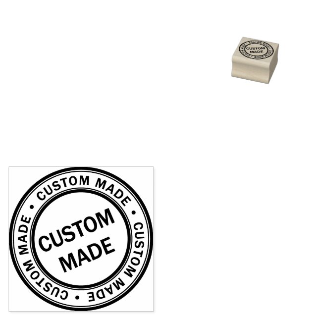 Carimbo De Borracha Logotipo para empresas personalizado pequeno (Carimbado)