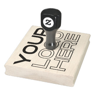 Carimbo De Borracha Logotipo Personalizado de Grande Empresa XL