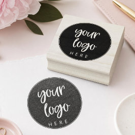 Carimbo De Borracha Logotipo Personalizado de Negócios