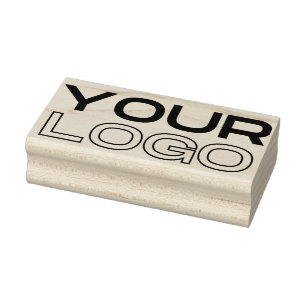 Carimbo De Borracha Logotipo Personalizado de Negócios
