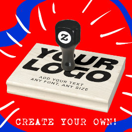 Carimbo De Borracha Logotipo personalizado e Modelo profissional de te