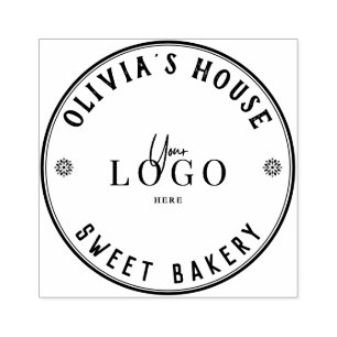 Carimbo De Borracha Logotipo personalizado grande