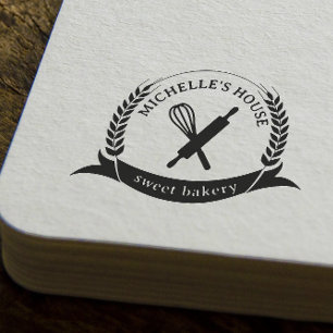 Carimbo De Borracha Logotipo personalizado grande personalizado