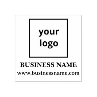 Carimbo De Borracha Logotipo Quadrado Moderno de Empresa para Site