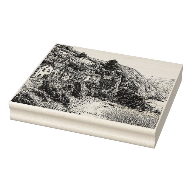 Carimbo De Borracha Lynton, Devon England (Carimbo)