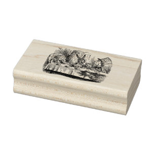 Carimbo De Borracha Mad Hatters Party Personalize