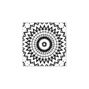 Carimbo De Borracha Mandala