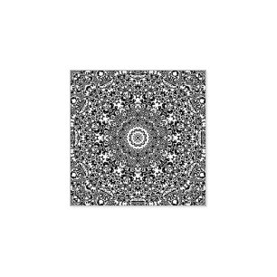 Carimbo De Borracha Mandala