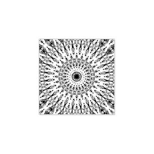 Carimbo De Borracha Mandala
