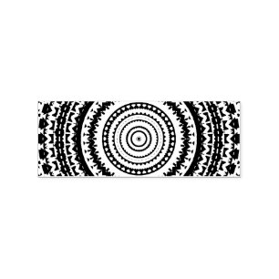 Carimbo De Borracha Mandala