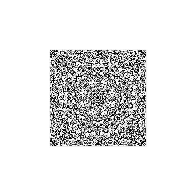 Carimbo De Borracha Mandala (Impressão)