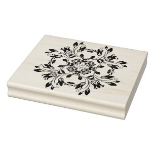 Carimbo De Borracha Mandala