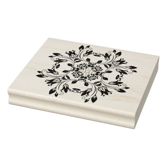 Carimbo De Borracha Mandala (Carimbo)