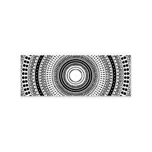 Carimbo De Borracha Mandala