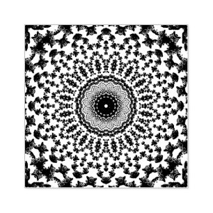 Carimbo De Borracha Mandala