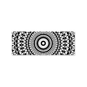 Carimbo De Borracha Mandala