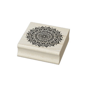 Carimbo De Borracha Mandala