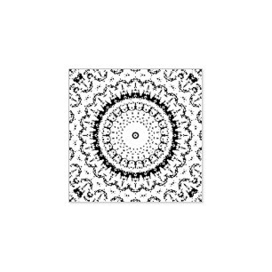 Carimbo De Borracha Mandala