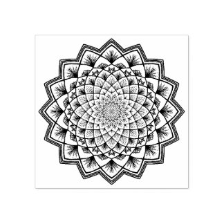 Carimbo De Borracha Mandala