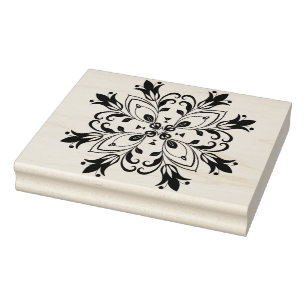 Carimbo De Borracha Mandala