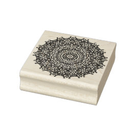 Carimbo De Borracha   Mandala de Yoga para Journaling em Scrapbooking 