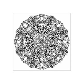 Carimbo De Borracha Mandala Ornamental