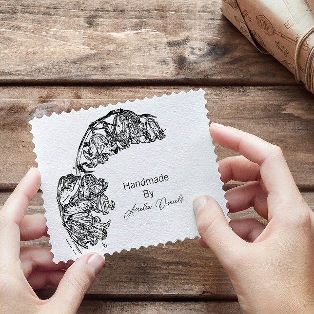 Carimbo De Borracha Manual Bluebell personalizado feito por (Criador carregado)