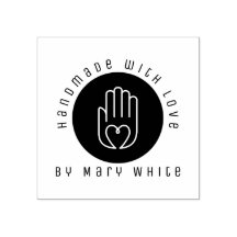 Manuscrito Personalizado Com Mão De Coração Com Am