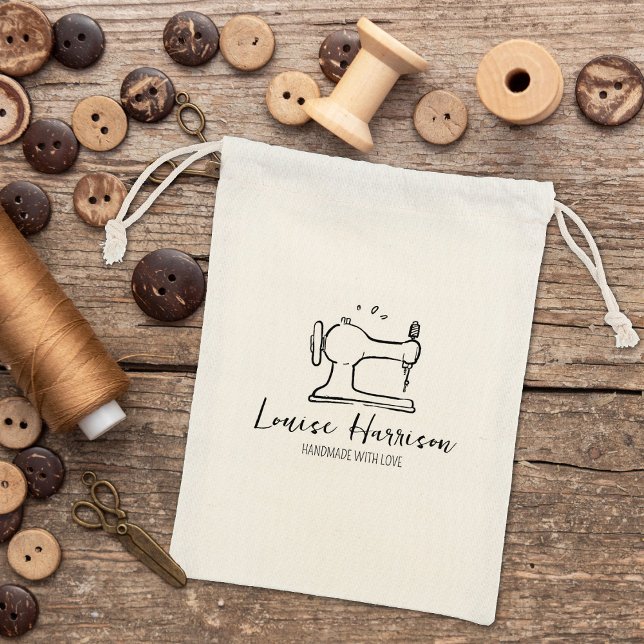 Carimbo De Borracha Máquina de costura moderna, empresa artesanal gran (Criador carregado)