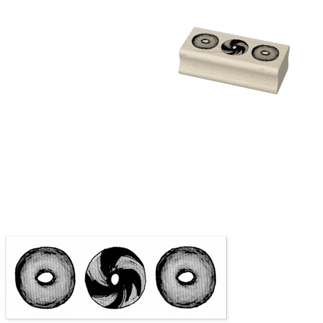 Carimbo De Borracha Marble Rye Plain Bagels Breakfast Brunch NYC Deli (Carimbado)