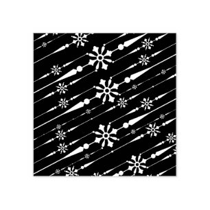 Carimbo De Borracha marca de arte designer snowflakes