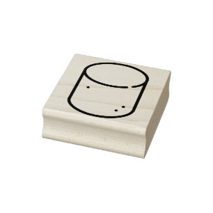 Carimbo De Borracha marshmallow