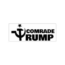 Carimbo De Borracha Martelo e foice "Donald Trump"
