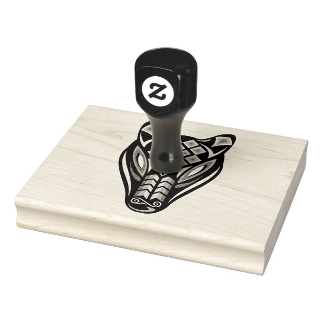 Carimbo De Borracha Máscara do Urso Huichol (Carimbo)