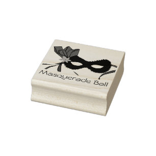 Carimbo De Borracha Mascarada Ball