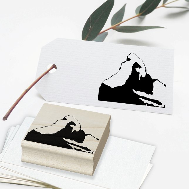 Carimbo De Borracha Matterhorn - Alpes italianos franceses suíços (Criador carregado)