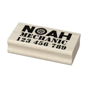 Carimbo de borracha mecânica Noah