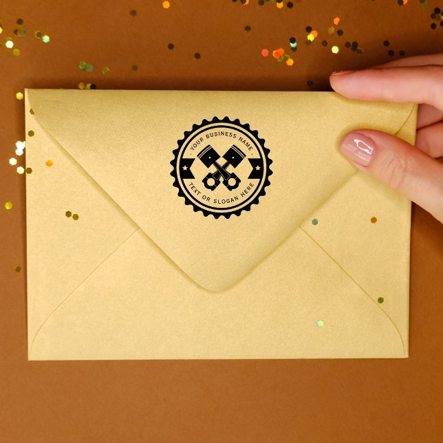 Carimbo De Borracha Mecânico Automático Profissional (Criador carregado)