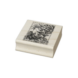 CARIMBO DE BORRACHA MELANCHOLY MERMAID FANTASY RUBBLE STAMP