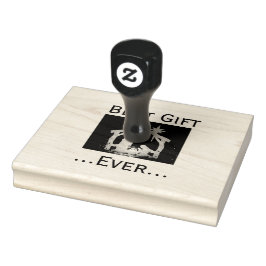 Carimbo De Borracha Melhor presente de Natal Cristão