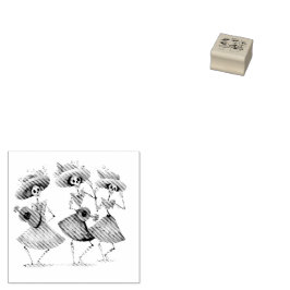 Carimbo De Borracha Melodia do Morto Dançante, costume