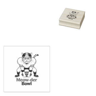 Carimbo De Borracha Meow-der Bowl